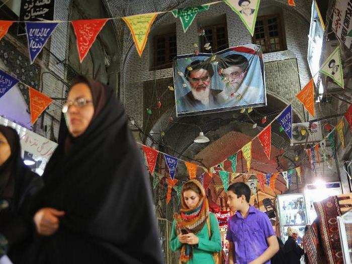 The Bazar-e-Bozorg is Isfahan