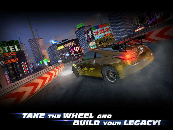 Race against your friends in cars from the movies in Fast & Furious: Legacy.