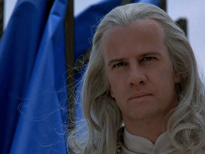 THEN: Everyone bowed down to Christopher Lambert, who played the god of thunder Raiden.