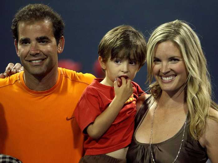 NOW: Wilson married tennis pro Pete Sampras in 2000. They have two kids together. Her last role was in "Phantom Punch" back in 2008.