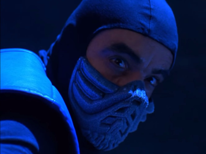 THEN: French actor/martial artist Francois Petit put on the Bane-like mask to play Sub-Zero.