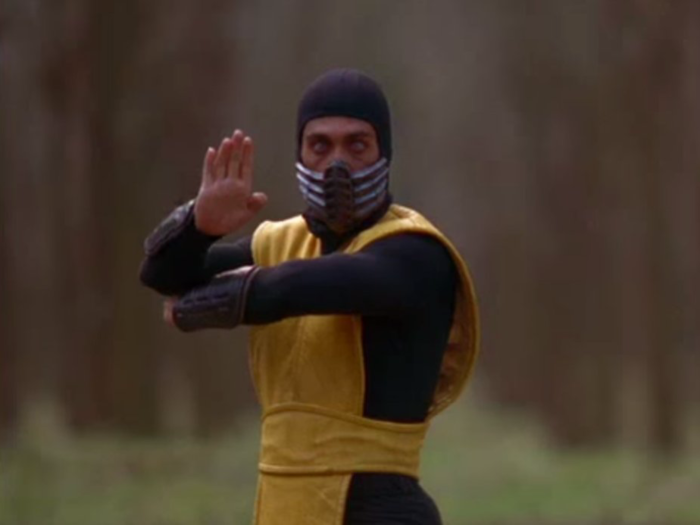 THEN: Chris Casamassa played the other masked baddie, Scorpion.