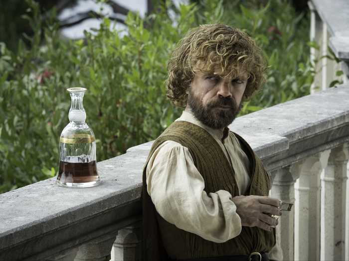 For the season five premiere, Peter Dinklage grew his hair and beard out to play Tyrion Lannister.