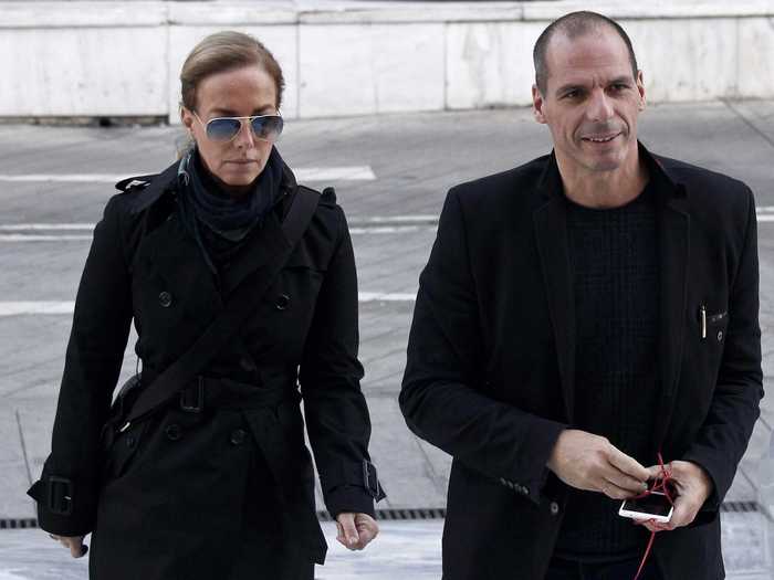 Varoufakis and Danae Stratou, his wife, appeared in a photoshoot for Paris Match — it was seen as flaunting their comfortable lifestyle, and he said that he regrets it.