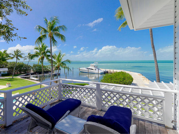 The estate has balconies.