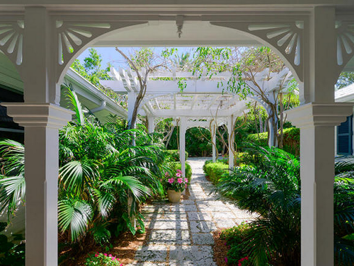 And beautiful Key West style gardens and architecture.