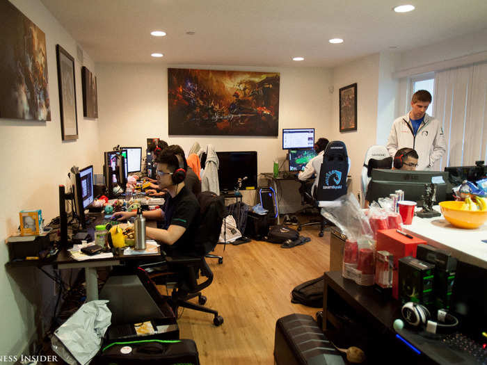 But when they get home around 10 p.m., most of the players headed straight for the computer to talk with friends or girlfriends, browse Reddit, or, most likely, play more League of Legends by themselves late into the night.