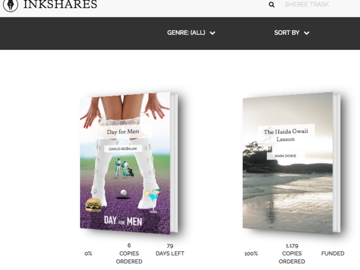 No. 13, Inkshares: Kickstarter for book lovers