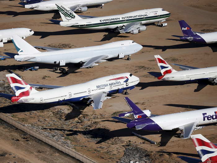 But as the average age of their 747 fleet near 20 years, British Airways is slowly retiring its older birds.