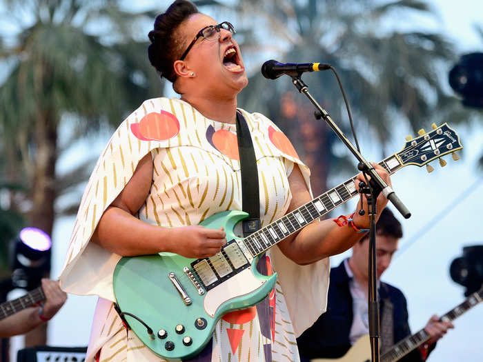 Brittany Howard of Alabama Shakes really gave it her all.