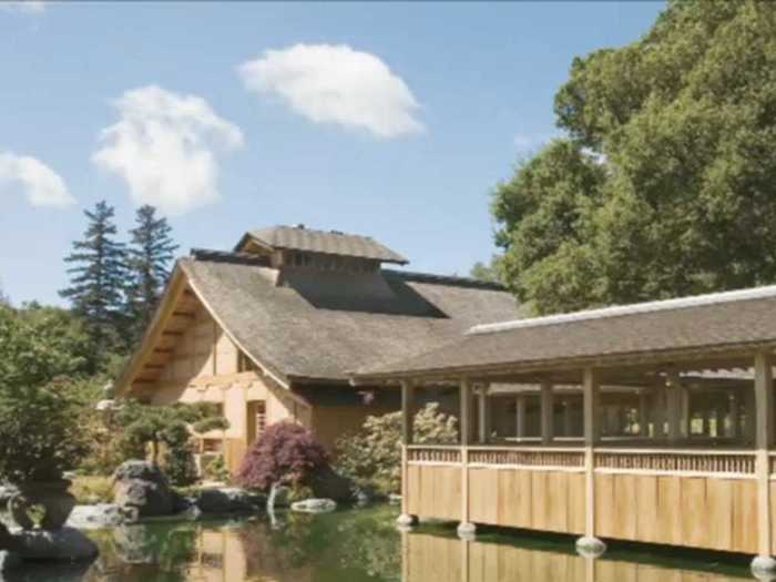 His home in Woodside, Calif., modeled after a 16th-century Japanese emperor