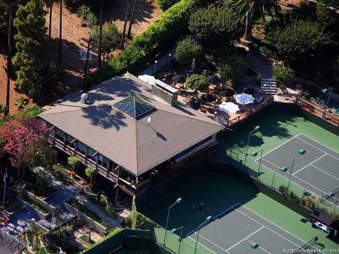 He bought the Malibu Racquet Club for $6.9 million in 2007. The facilities have been vastly improved since the purchase, and tennis pros Victoria Azarenka and Serena Williams have been spotted here.