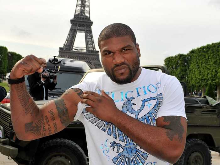 Quinton "Rampage" Jackson kicks butt in the fighting ring and on the movie set.