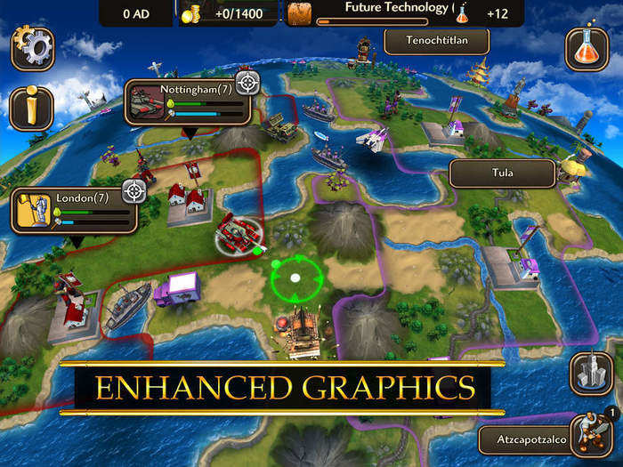 Battle for world domination in Civilization Revolution 2.