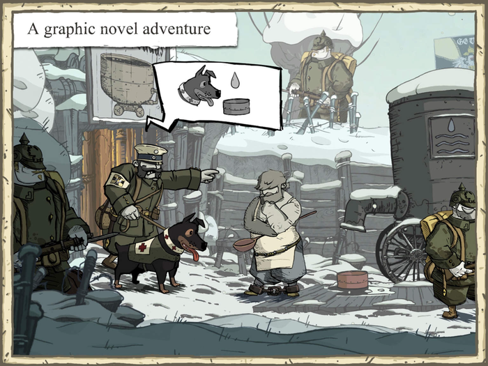 Experience a beautiful and compelling storyline of war and love in Valiant Hearts.