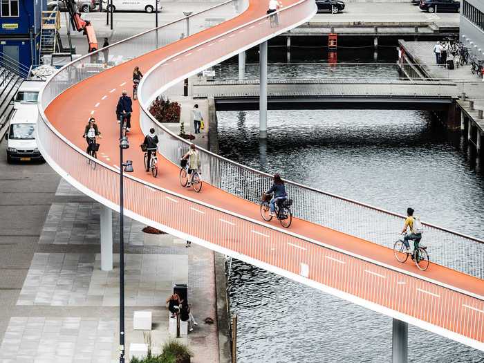 HIGHWAYS & BRIDGES (jury): Cykelslangen by DISSING+WEITLING