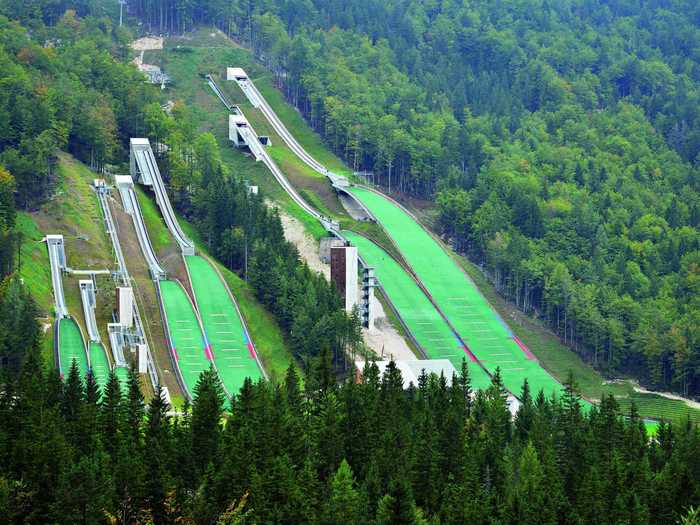 RECREATION CENTERS (popular): Planica Ski Jumps by Abiro & Studio AKKA