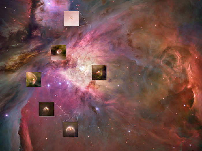 In 2006, Hubble set its sites on the mesmerizing Orion Nebula and discovered 16 planets nuzzled within its beautiful confines. Before the Kepler Spacecraft launched in 2009 and began searching the galaxy for exoplanets, the number of known planets outside of our solar system was limited.   This Hubble discovery was a momentous find that strongly hinted at the prevalence of planets throughout our universe.