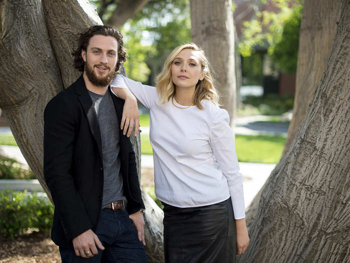 Olsen and Aaron Taylor-Johnson, who played her on-screen husband in "Godzilla," will reunite as superhero-siblings in the highly anticipated "Avengers: Age of Ultron." Their characters, Scarlet Witch and Quicksilver, are new to the film franchise.