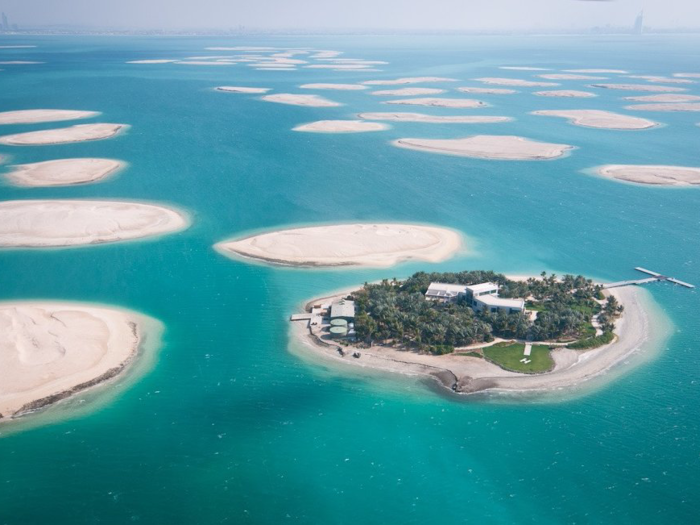 Off the coast of Dubai, one of a set of undeveloped private islands will cost you $16 million. Totaling 11.6 acres of land, it has lots of potential to be built into a resort or private villa.