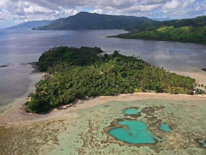 Nukudrau Island, an undeveloped island in Fiji, has 46 acres of land and an amazing location for snorkeling and diving. The price is available upon request.