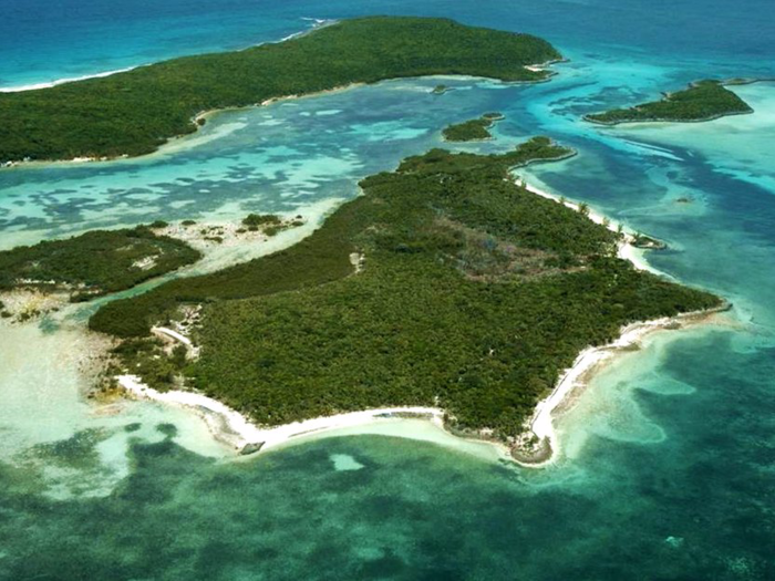 Also in the Bahamas, $7.2 million Sand Dollar Cay has beautiful white sand beaches on four sides. A nearby island has a marina and an airstrip.