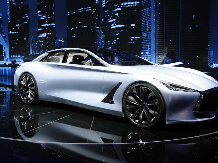 Infiniti also presented the very stylish Q80 Inspiration luxury sedan, as well as ...