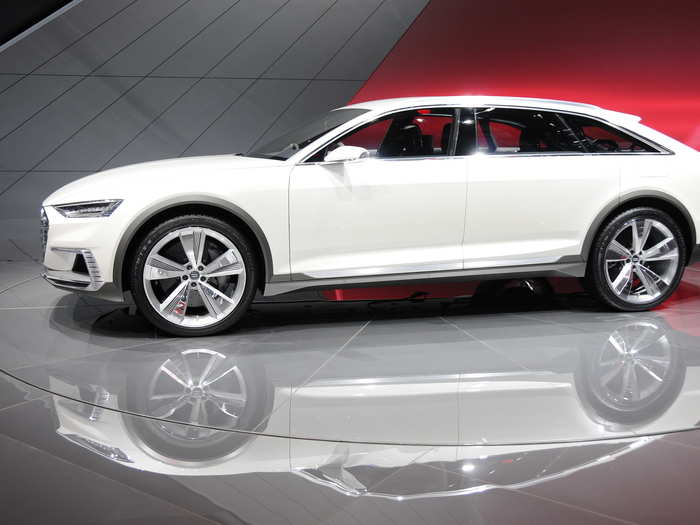 Audi pulled the cover off its Prologue Allroad Concept.