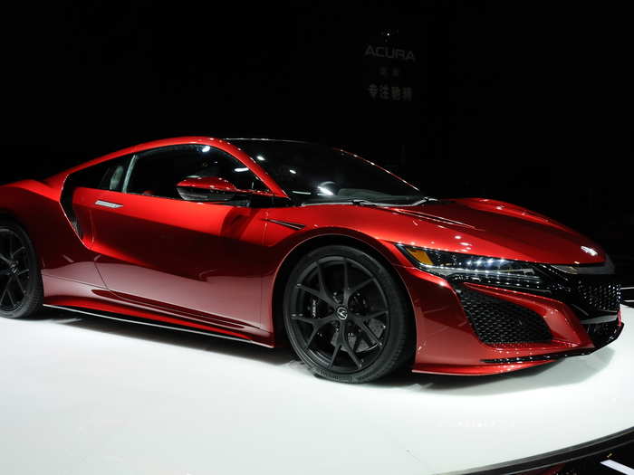 The Acura NSX supercar also put in an appearance.