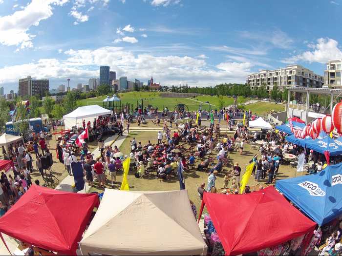 7. CALGARY, CANADA: While primarily a skiing destination in the winter, Calgary offers a wide array of events in the summer, from the famous Chasing Summer electronic music festival to wine and food festivals across town.