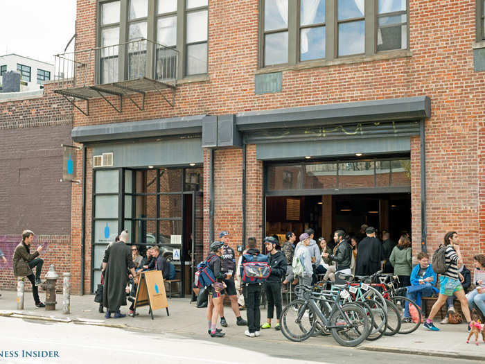 Williamsburg residents love their coffee. Coffee shops are everywhere here, but arguably the most popular is Blue Bottle. This, in part, is due to the fact that they take coffee very seriously. Come here for the best damn pour-over or flat white of your life.