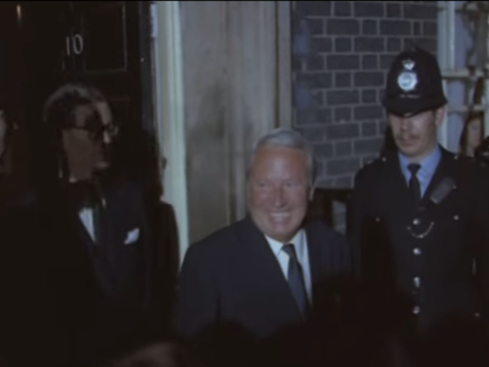 Labour held a strong lead in the polls going into the 1970 election with Harold Wilson confident of securing re-election. But it was not to be. Conservative leader Edward Heath (pictured emerging from 10 Downing Street for the first time) won a remarkable 330 seats in a shock 4.7% swing away from Labour.