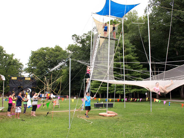 Once everyone had his or her turn climbing and belaying, we found ourselves asking, "So, where ya