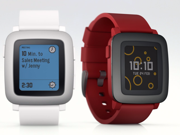 The new Pebble Time is coming out in a few weeks.