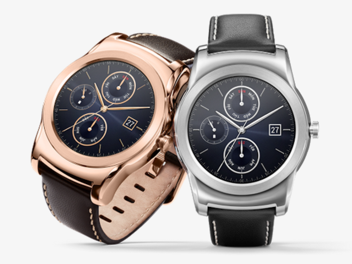 The $350 LG Watch Urbane is marketed as a luxury Android Wear watch.