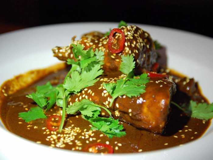 Mole poblano is the iconic dish of Mexico