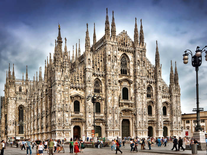 At the heart of the city is the Duomo, a towering Gothic cathedral that took hundreds of years to build and is filled with relics and art.