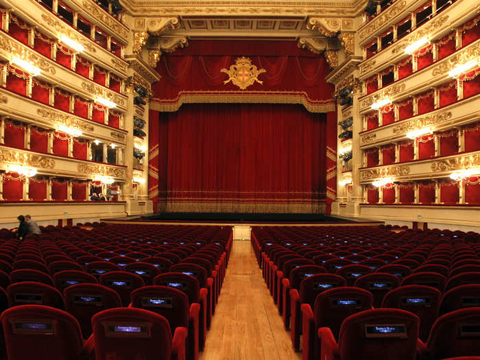 Or splurge on tickets to a show at La Scala, the world-famous opera house that