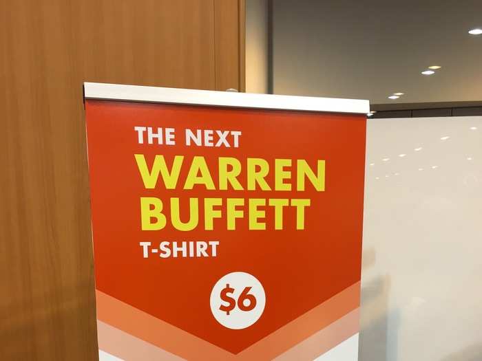 And t-shirts that say, "The next Warren Buffett."