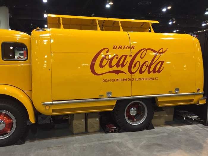 After lunch, the crowds died down a bit and we checked out the Coca-Cola set up.