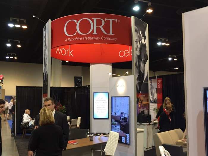 Cort is a furniture rental company.