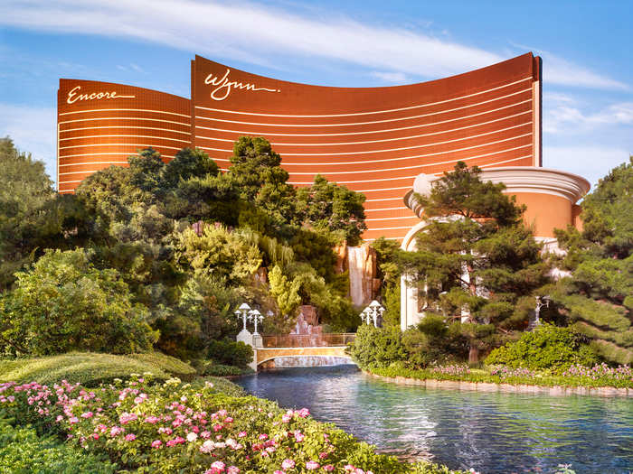 Gamble, drink, and indulge at the opulent Wynn Las Vegas, the best hotel in Vegas, according to Conde Nast Traveler.