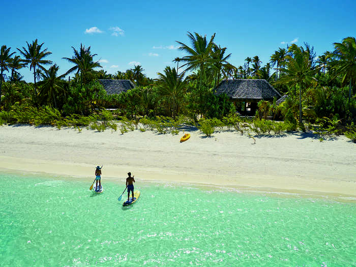 Escape to a private island and stay at The Brando, named after its former owner, Marlon Brando, who cared for the property on the atoll of Tetiaroa in French Polynesia.