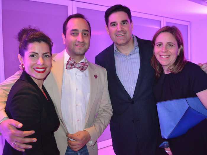 Lizzie Asher and Jay Shiland, seen here with Daniel Ezra and Elizabeth Maringer, are ECMO survivors.