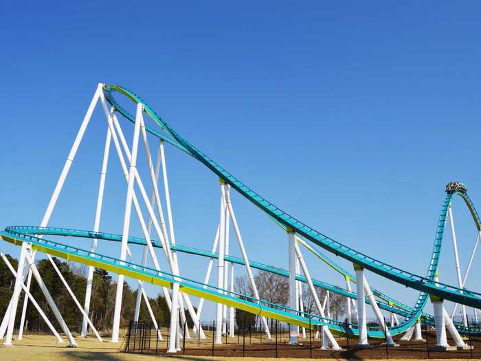 The Fury 325 at Carowinds in Charlotte, North Carolina, is one of the world