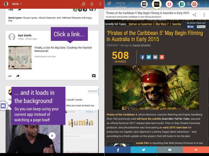 Link Bubble Browser could change how you browse the internet.