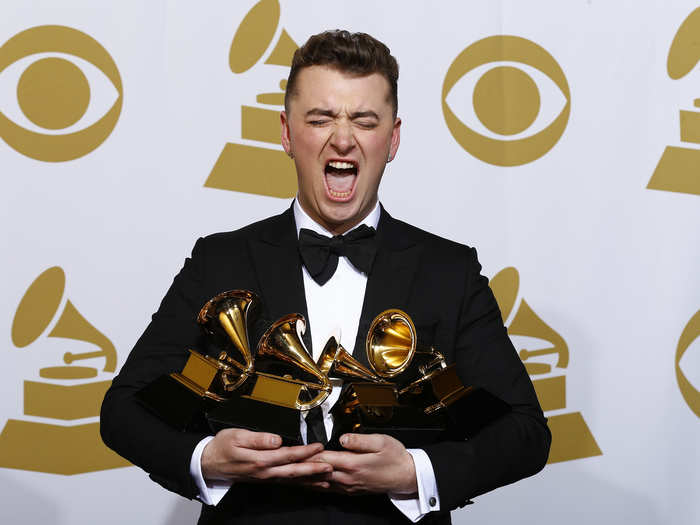 1. SAM SMITH - IN THE LONLEY HOUR: The biggest selling British album in the US last year was the debut from a shy 22-year-old Londoner. Sam Smith’s In The Lonely Hour sold over a million copies in America and won Best Pop/Vocal Album at The Grammys.