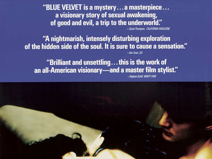 "Blue Velvet," 1986