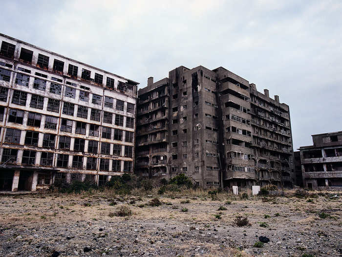 Tixier visited Hashima Island twice, a year before commercial tours of the area became available in 2009.