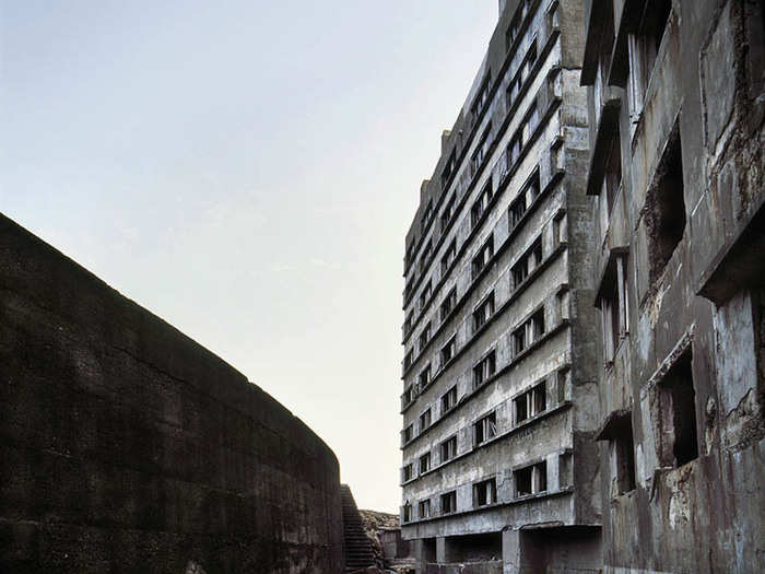 Tixier says that before he left the island, he walked its deserted streets without taking any pictures, "to just contemplate this piece of history."